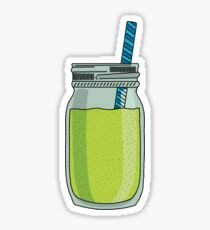 Green smoothie sticker Sticker