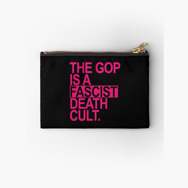 Item preview, The GOP is a FASCIST death cult - hot pink designed and sold by Thelittlelord.