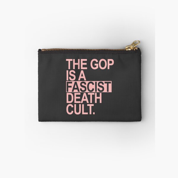 Item preview, The GOP is a FASCIST death cult - pink designed and sold by Thelittlelord.