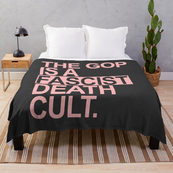 Item preview, The GOP is a FASCIST death cult - pink designed and sold by Thelittlelord.