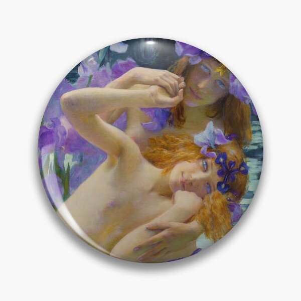 Item preview, Gaston Bussiere - Les Iris (1897) designed and sold by TeeARTHY.