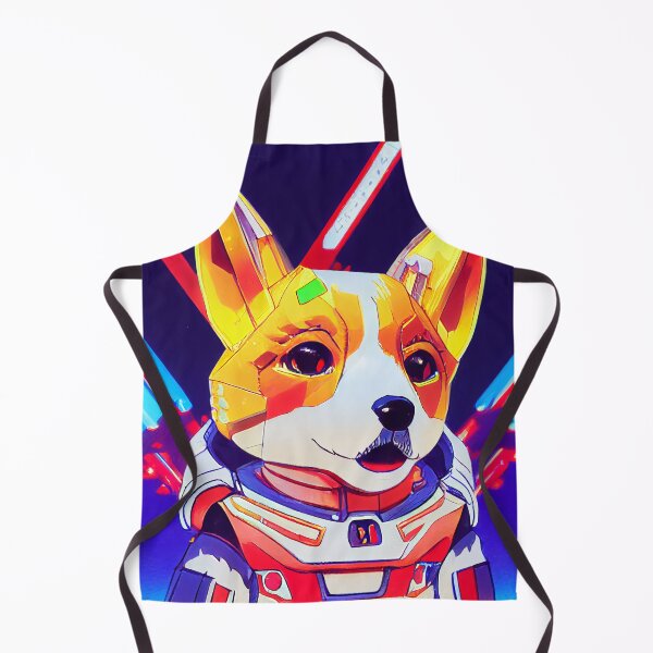 Item preview, Corgi as a 80's anime designed and sold by Studiowatermars.