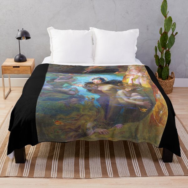 Item preview, Gaston Bussiere -Sea Nymphs At A Grotto (1924) designed and sold by TeeARTHY.