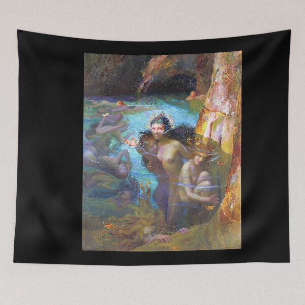 Item preview, Gaston Bussiere -Sea Nymphs At A Grotto (1924) designed and sold by TeeARTHY.