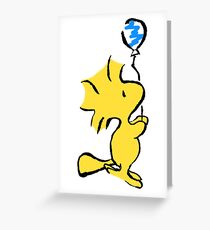Woodstock with balloons Greeting Card