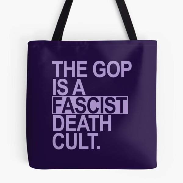 Item preview, The GOP is a FASCIST death cult - lavender designed and sold by Thelittlelord.