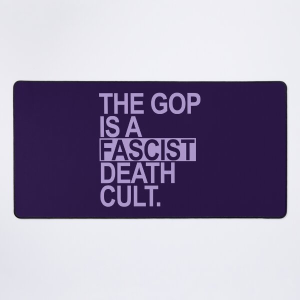 Item preview, The GOP is a FASCIST death cult - lavender designed and sold by Thelittlelord.