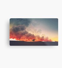 Field of Fire Metal Print