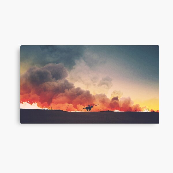 Field of Fire Canvas Print