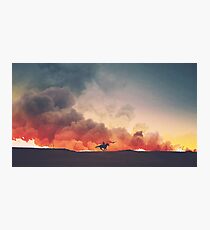 Field of Fire Photographic Print