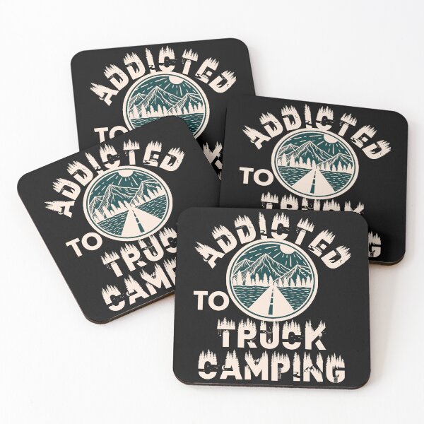 Item preview, Addicted to truck camping designed and sold by movie-popcorn.
