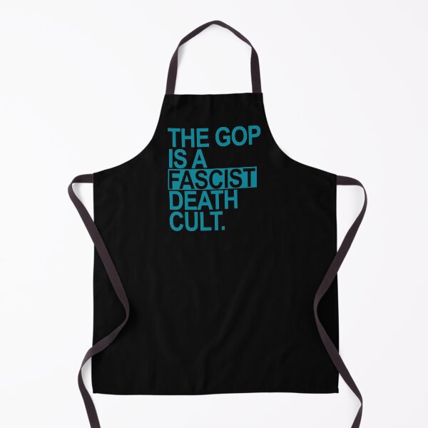 Item preview, The GOP is a FASCIST death cult - teal designed and sold by Thelittlelord.