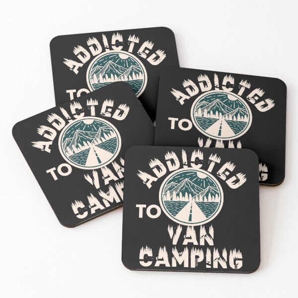 Item preview, Addicted to van camping designed and sold by movie-popcorn.