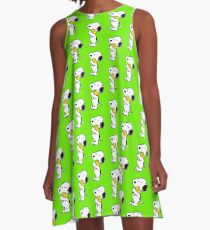Snoopy and Woodstock A-Line Dress