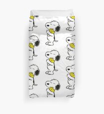 Snoopy and Woodstock Duvet Cover