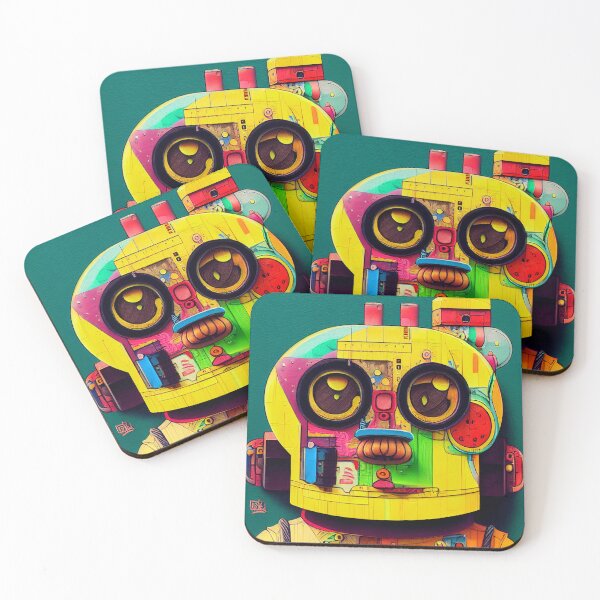 Item preview, Vintage robot toy colorful designed and sold by Studiowatermars.