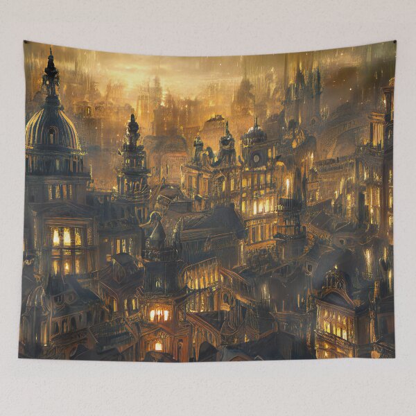 Item preview, City of Nebula Aureum designed and sold by DreamArtVisuals.