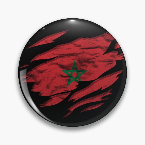 Artikelvorschau, Ripped Rip Open Morocco Flag Palm entworfen und verkauft von rafaeltto.
