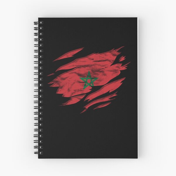 Aperçu de l'œuvre Ripped Rip Open Morocco Flag Palm créée et vendue par rafaeltto.