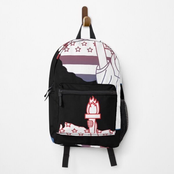 Item preview, Statue Of Liberty With American Map Stickers & Tshirts  designed and sold by Yassin  KM.