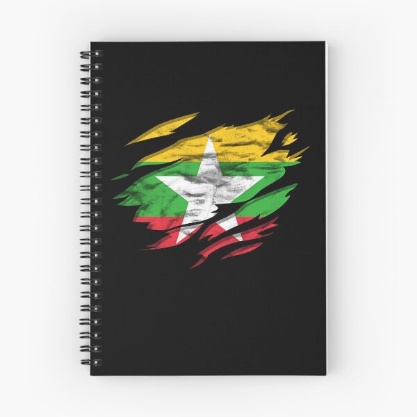 Item preview, Ripped Rip Open Myanmar Flag Palm designed and sold by rafaeltto.
