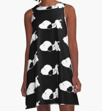 Snoopy sleeping A-Line Dress