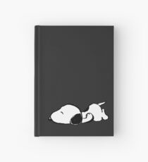 Snoopy sleeping Hardcover Journal
