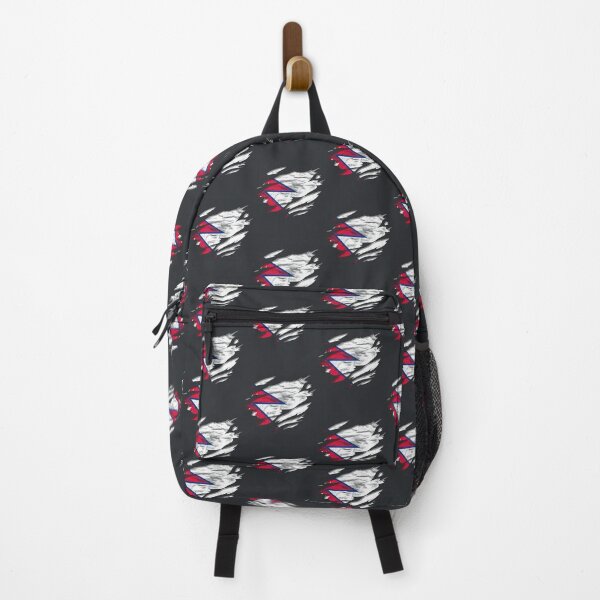 Item preview, Ripped Rip Open Nepal Flag Palm designed and sold by rafaeltto.
