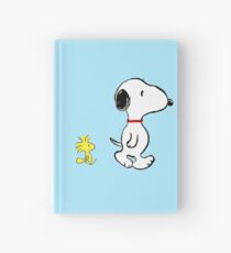 Snoopy and woodstock walking Hardcover Journal