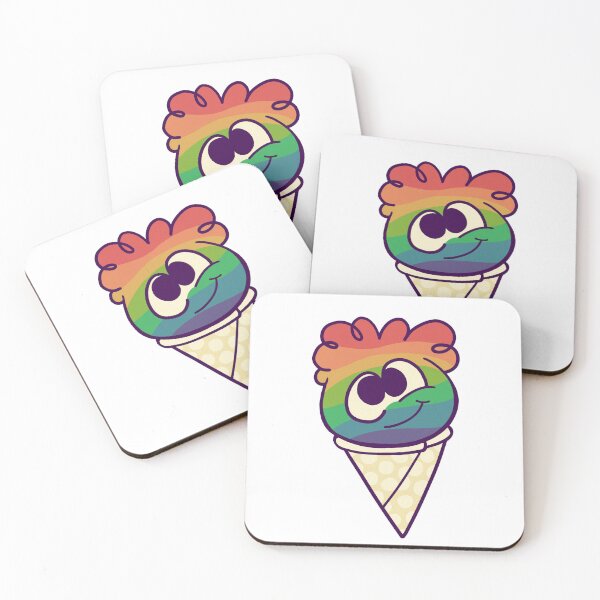 Item preview, Rainbow Puffle Snow Cone designed and sold by Okaylee.