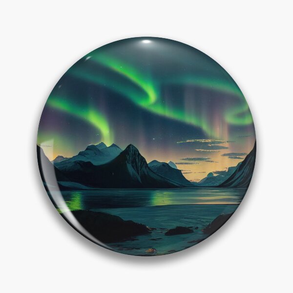 Item preview, Chasing Dreams | Aurora Borealis above the Mountains designed and sold by ChromaticDusk.