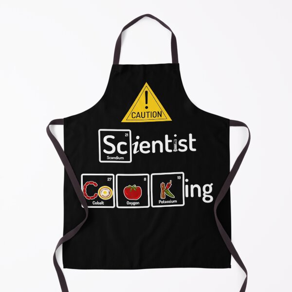 Item preview, Caution! Scientist Cooking (on dark background)  designed and sold by Pinch-Sci.