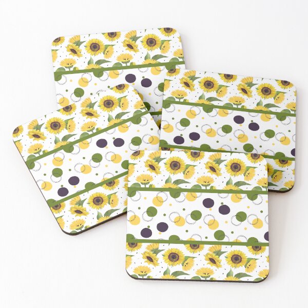 Item preview, Sunflowers and Circles designed and sold by SimplyMe-Plus.