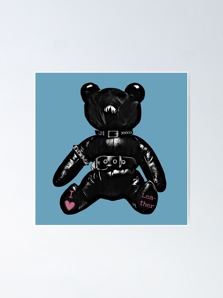 Alternate view of I Heart Leather Poster
