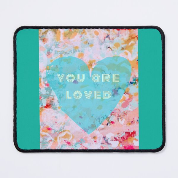 Item preview, You Are Loved, blue Heart Abstract Multicolor designed and sold by Grey Robinson.