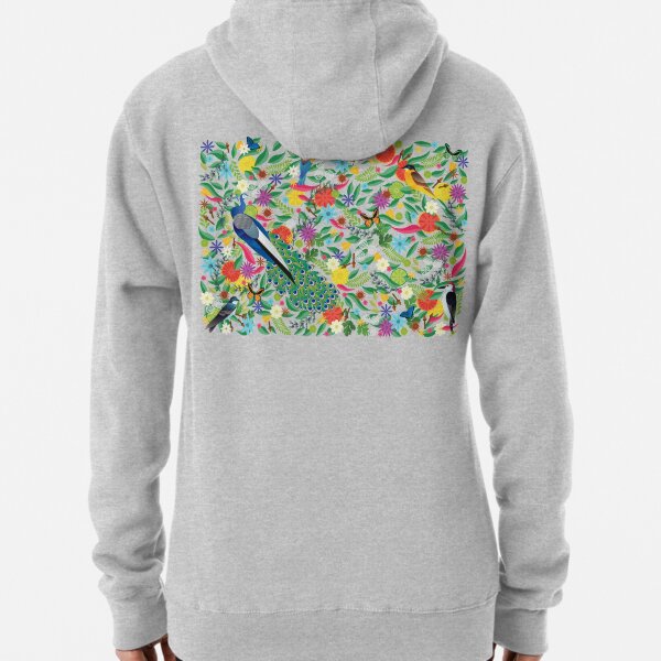 Birds and butterflies Pullover Hoodie