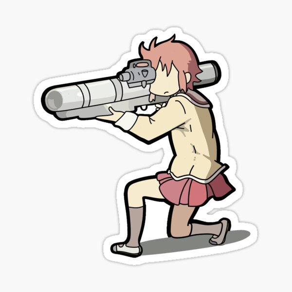 Nichijou- Misato missile! Sticker