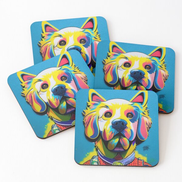 Item preview, Urban Golden Retriever dressed as a hipster designed and sold by Studiowatermars.