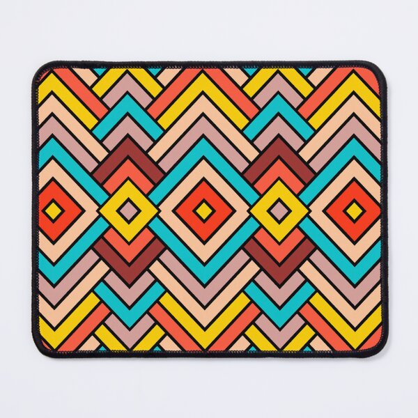 Item preview, Scandinavian Ethnic Aztec Pattern, Orange designed and sold by MyArt23.