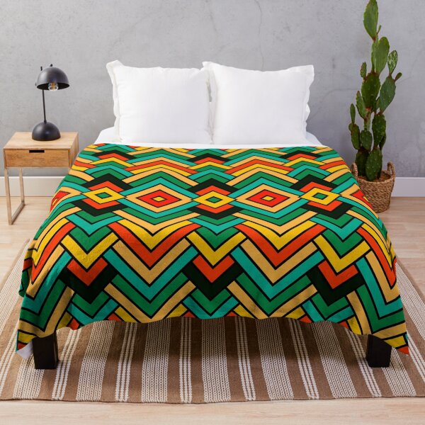 Item preview, Scandinavian Ethnic Aztec Pattern, Colors designed and sold by MyArt23.