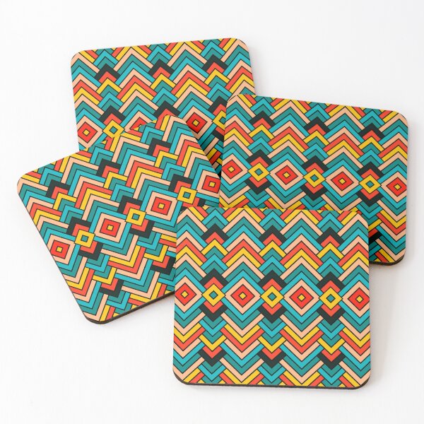 Item preview, Scandinavian Ethnic Aztec Pattern, Blue designed and sold by MyArt23.