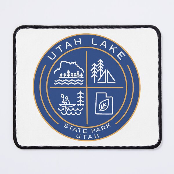 Item preview, Utah Lake State Park Heraldic Logo designed and sold by VanyaKar.