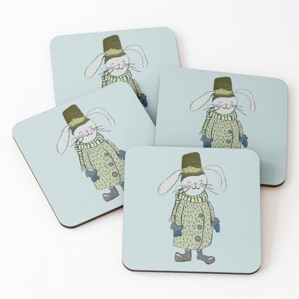 Item preview, Rabbit in Winter Clothes designed and sold by Leah Boulet.