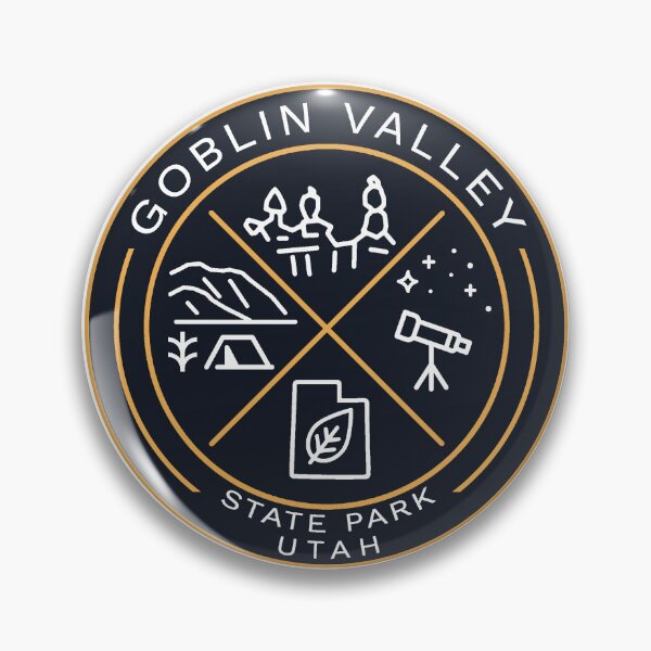 Item preview, Goblin Valley State Park Heraldic Logo designed and sold by VanyaKar.