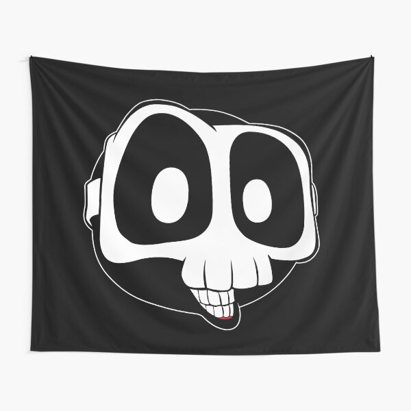 Dakoraykoto A Very Happy Death in love of life original concept art classic cartoon style Tapestry