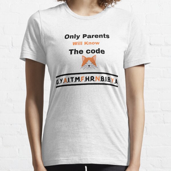 Item preview, here is a code that only parents will know and cat designed and sold by Iam-shop.