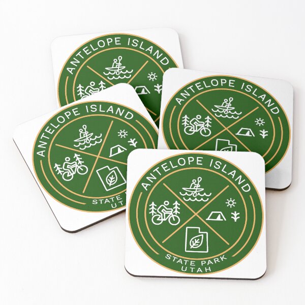 Item preview, Antelope Island State Park Heraldic Logo designed and sold by VanyaKar.