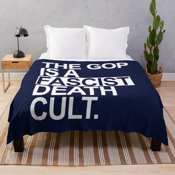 Item preview, The GOP is a FASCIST death cult - white designed and sold by Thelittlelord.