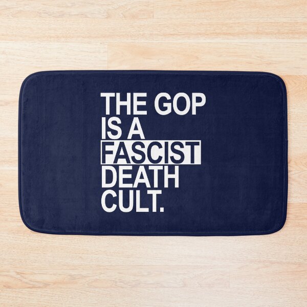 Item preview, The GOP is a FASCIST death cult - white designed and sold by Thelittlelord.