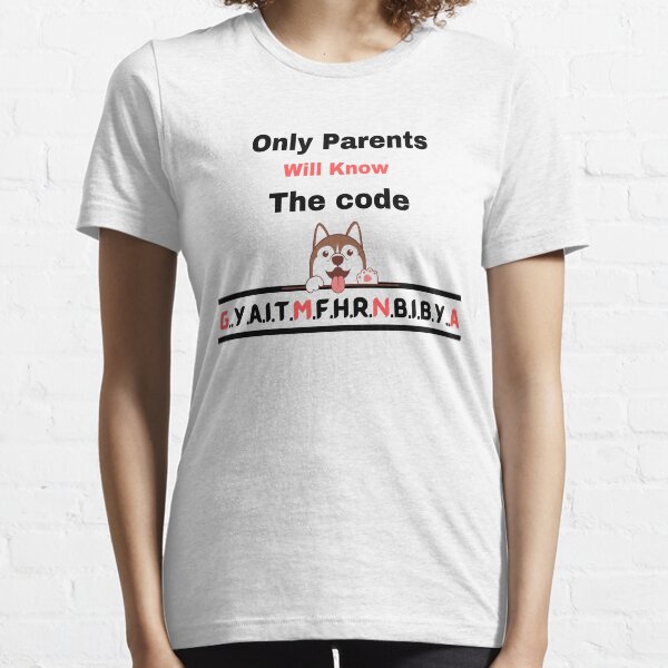 Item preview,  here is a code that only parents will know and dog designed and sold by Iam-shop.